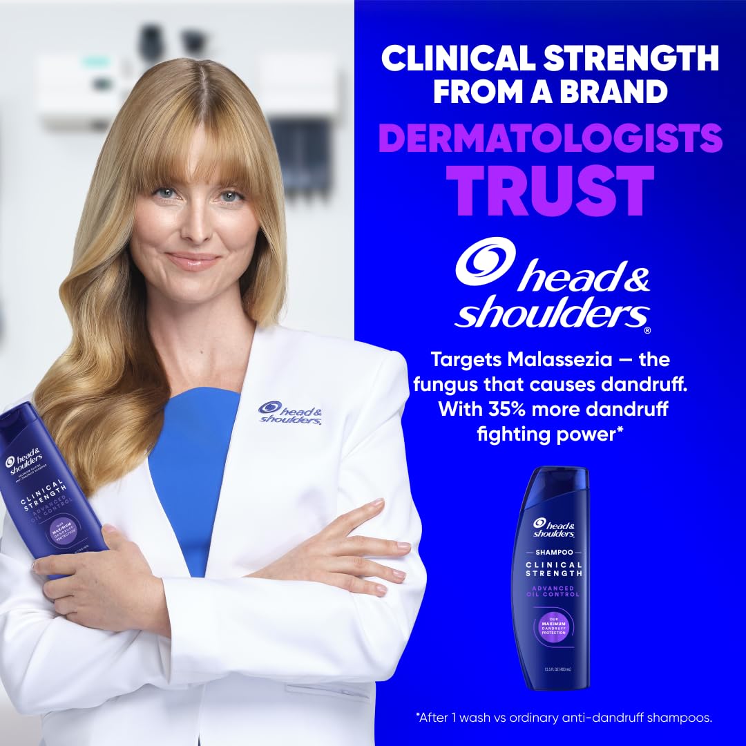Head & Shoulders Clinical Strength Shampoo top view