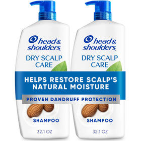 Head & Shoulders Dry Scalp Care Anti-Dandruff Shampoo twin pack front view
