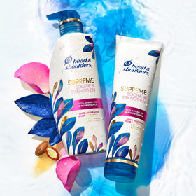 Head & Shoulders product on a bathroom shelf