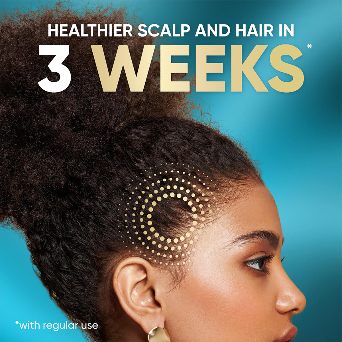 Head & Shoulders Royal Oils Daily Moisture Scalp Cream application on scalp