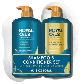 Head & Shoulders Royal Oils Shampoo 31.4 fl oz bottle front view