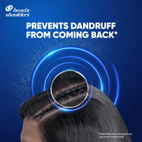 Head & Shoulders Smooth and Silky Shampoo 1L yellow bottle back view