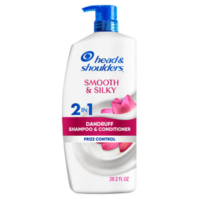 Head & Shoulders Smooth & Silky 2-in-1 Shampoo and Conditioner front view