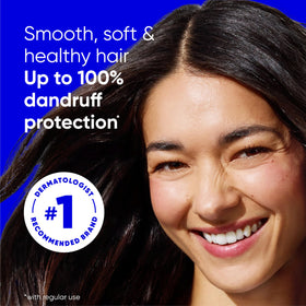 Head & Shoulders Smooth & Silky 2-in-1 Shampoo and Conditioner on a bathroom shelf