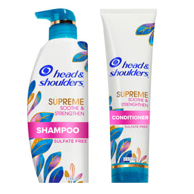Head & Shoulders Soothe & Strengthen Shampoo and Conditioner Set front view