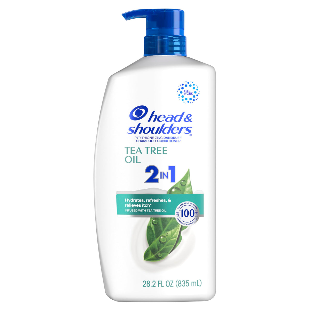 Head & Shoulders Tea Tree Oil 2-in-1 bottle side view
