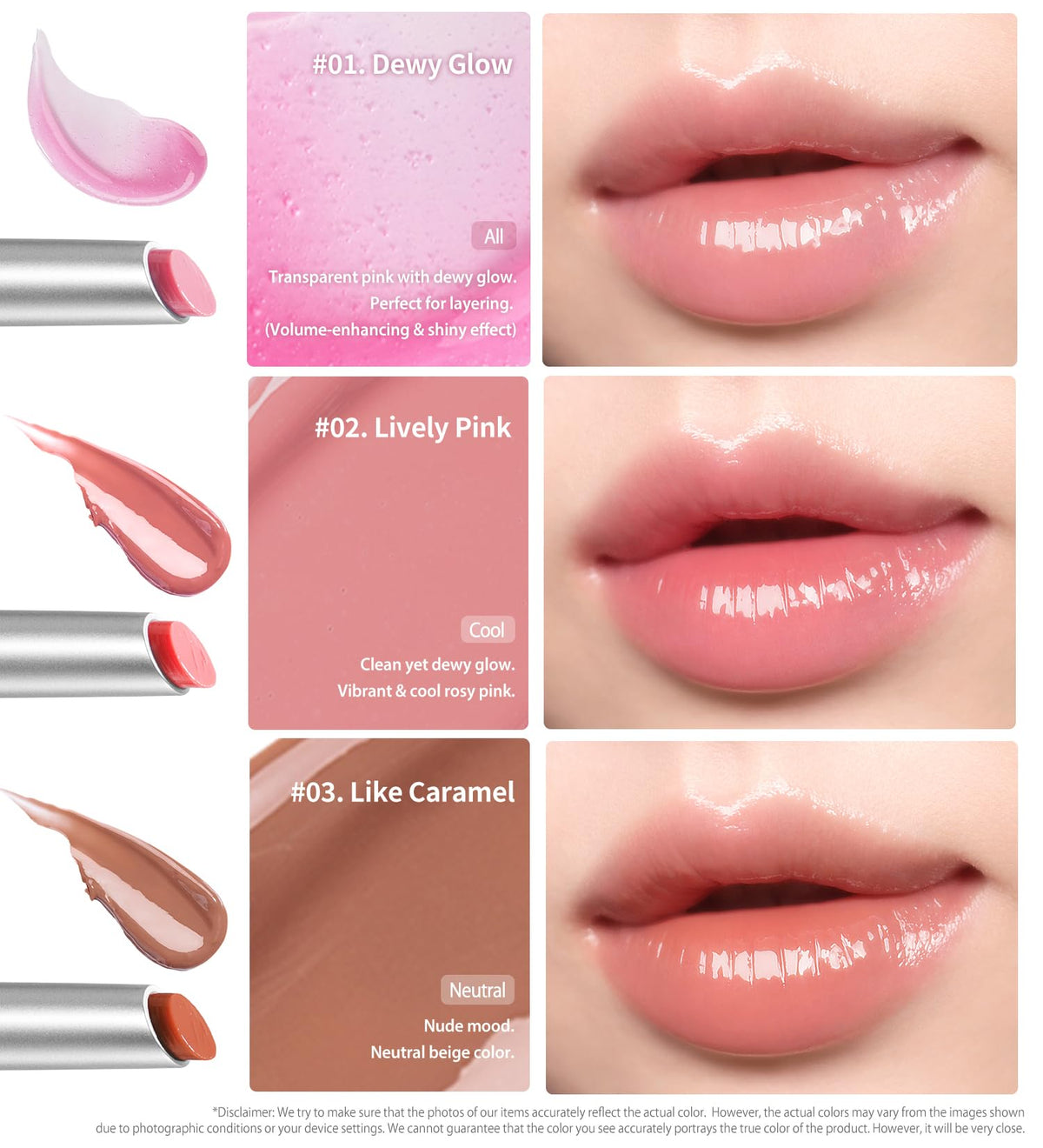 Heart Percent Lively Pink lipstick close-up of applicator