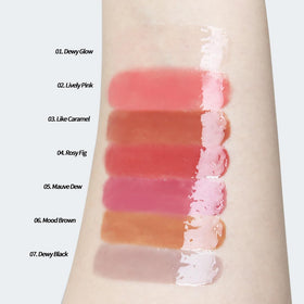 Heart Percent Lively Pink lipstick open with product visible