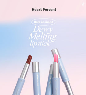 Heart Percent Lively Pink lipstick swatch on skin