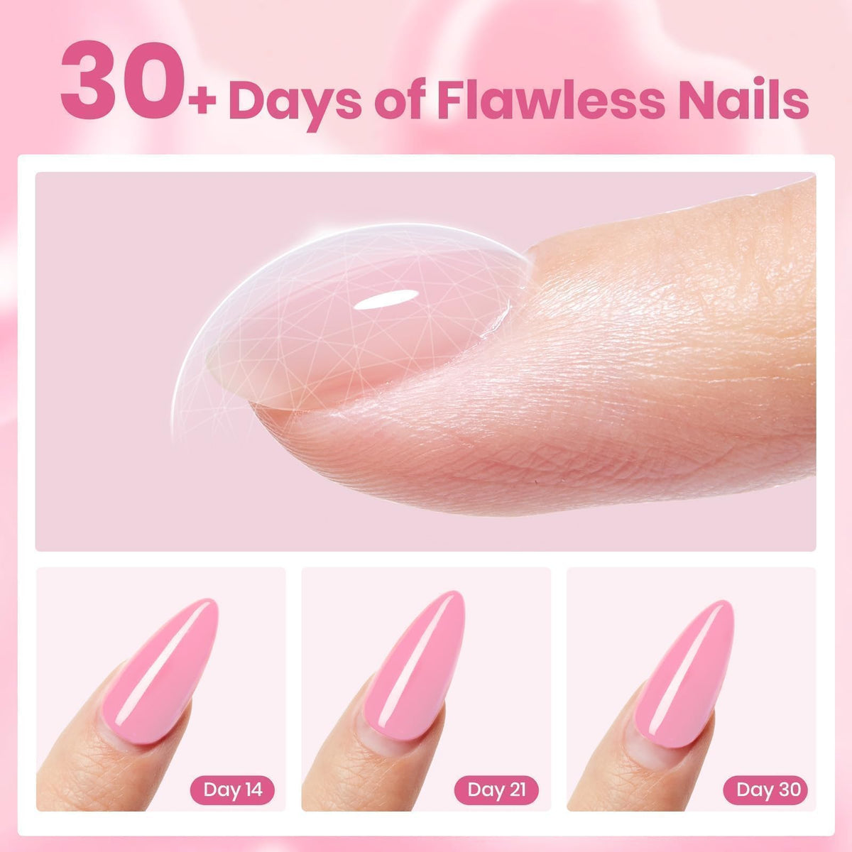 Heart top coat gel and glossy top coat gel