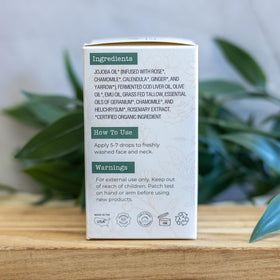 Hearth and Homestead Nectar Natural Retinol Serum texture on hand