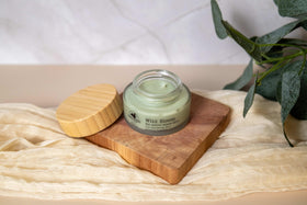 Hearth and Homestead Wild Bloom Tallow Face Balm lifestyle scene