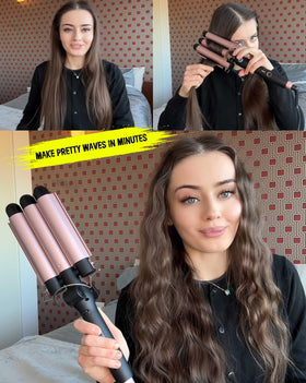 Heat-resistant glove included with Mistcado Curling Iron