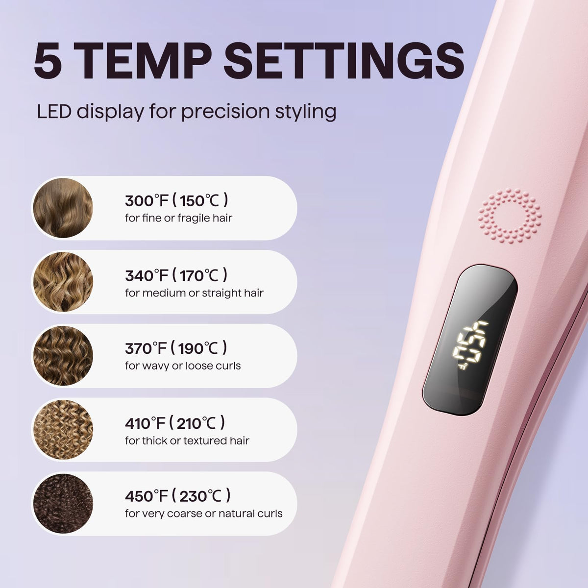 heat-resistant glove included with wavytalk Steam Hair Straightener