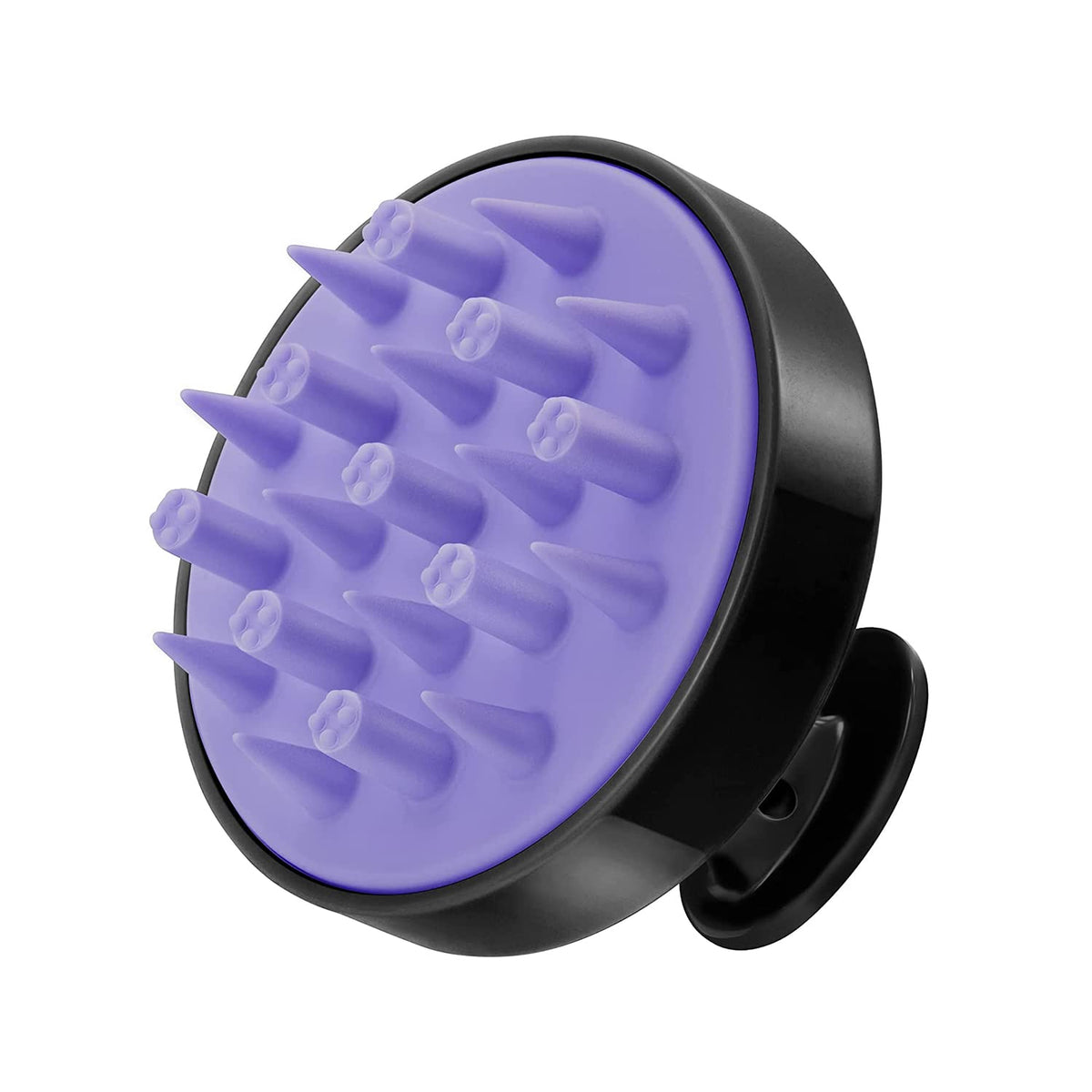 HEETA Hair Scalp Massager Brush front view with silicone bristles