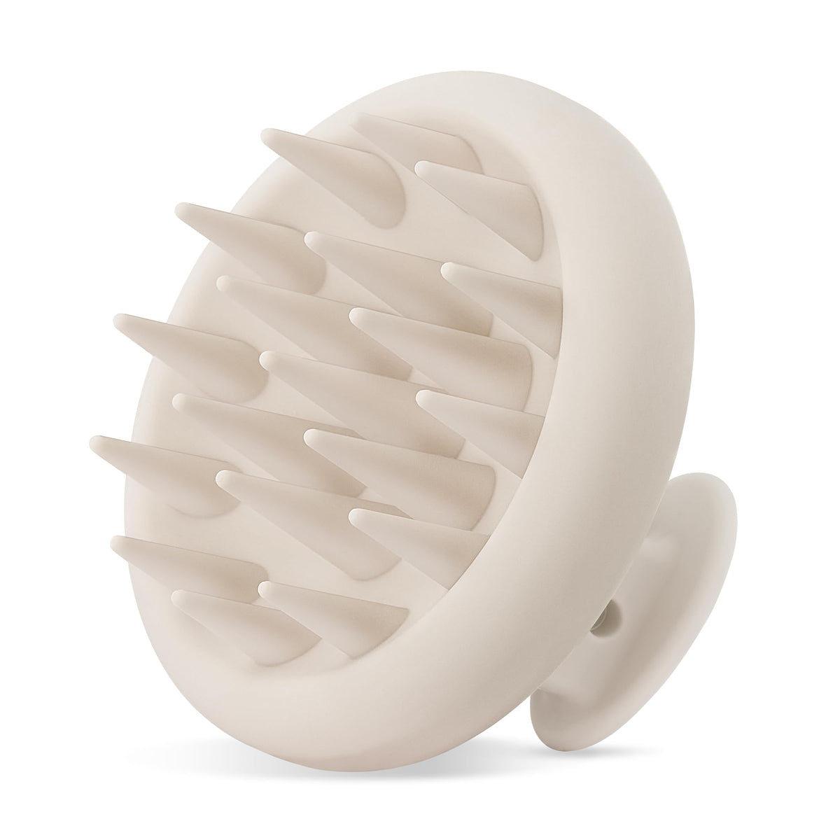 HEETA Silicone Scalp Massager front view with flexible bristles