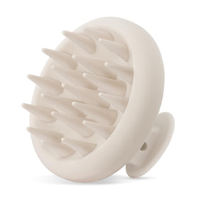 HEETA Silicone Scalp Massager front view with flexible bristles