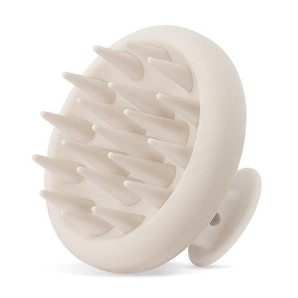 HEETA Silicone Scalp Massager front view with flexible bristles