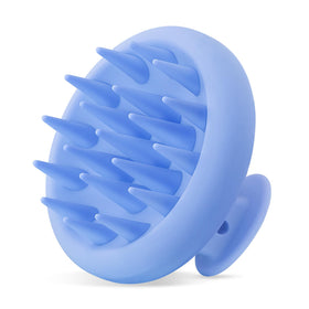 HEETA Silicone Scalp Massager front view with flexible bristles