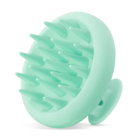 HEETA Silicone Scalp Massager front view with flexible bristles
