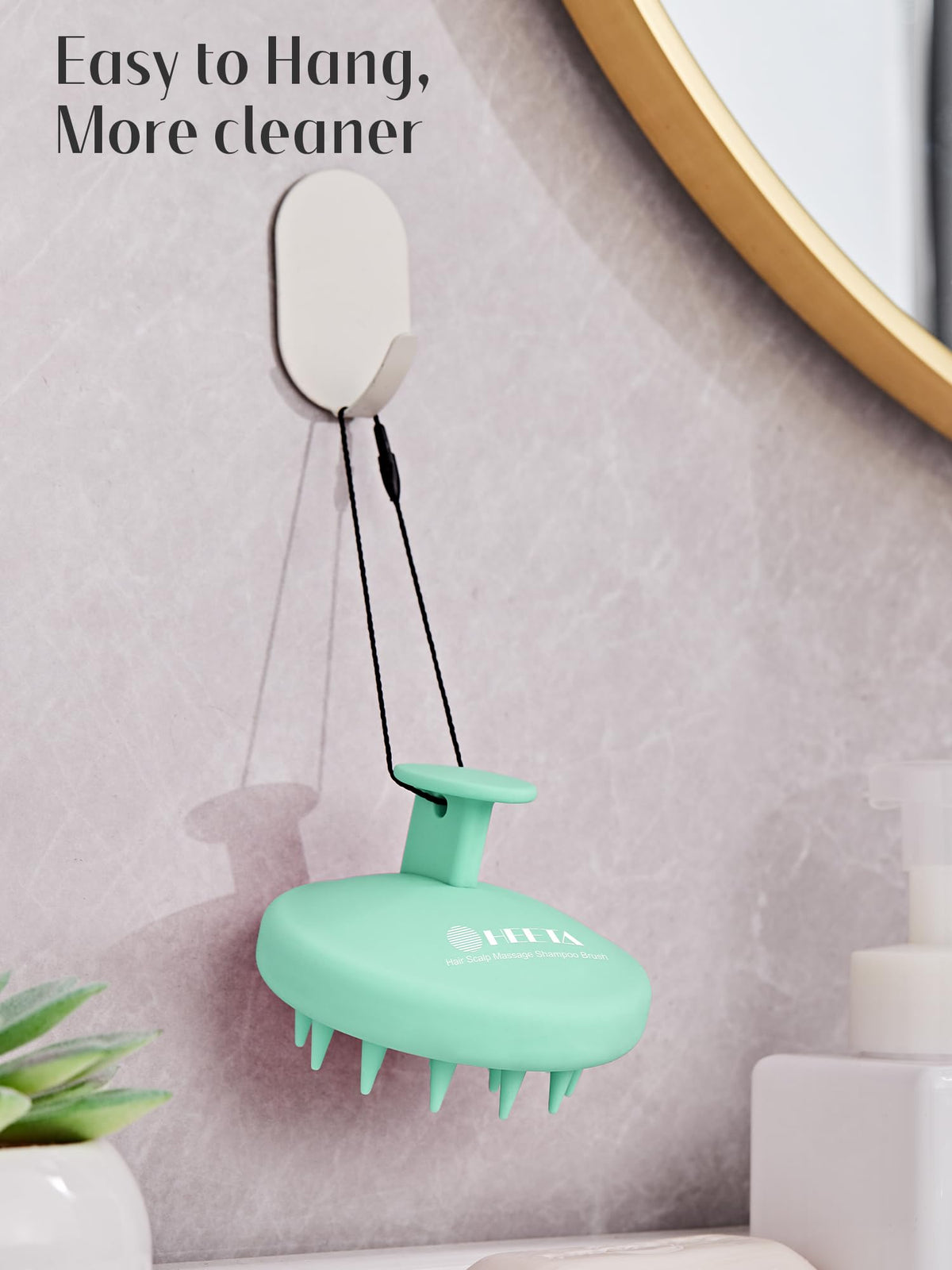 HEETA Silicone Scalp Massager packaging view