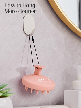 HEETA Silicone Scalp Massager Shampoo Brush ergonomic design