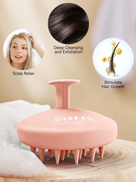 HEETA Silicone Scalp Massager Shampoo Brush packaging