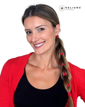 Heliums Small Soft Hair Ties displayed on a flat surface
