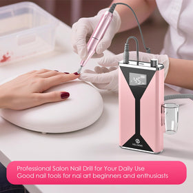 HELIVIVE Nail Drill in use during a manicure session