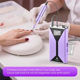 HELIVIVE nail drill with waist clip for easy handling