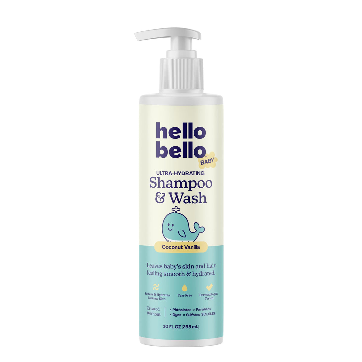 Hello Bello Baby Shampoo & Body Wash 10oz front view