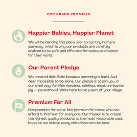 Hello Bello Baby Shampoo & Body Wash packaging details