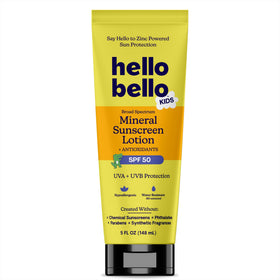 Hello Bello Kids Sunscreen SPF 50 Mineral Lotion 5oz front view