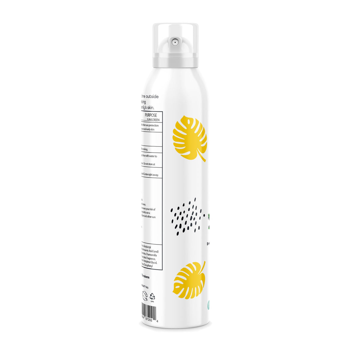 Hello Bello Kids Sunscreen Spray SPF50 ingredients list