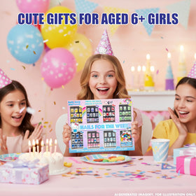 Hello Kitty Press-On Nails Set packaging with vibrant graphics