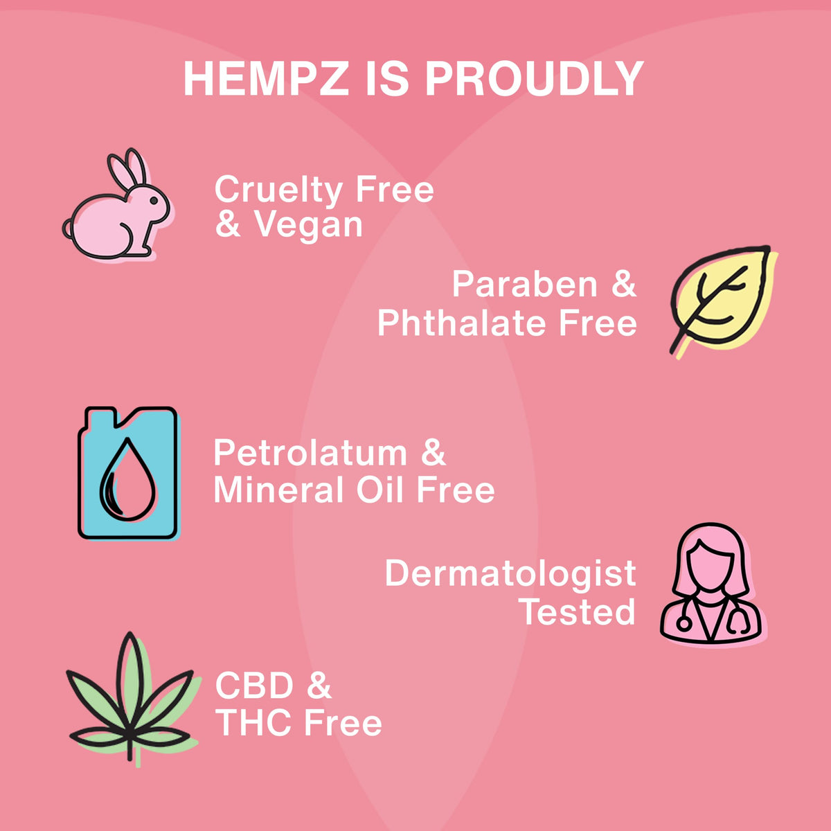 Hempz Body Lotion in hand with a smooth application