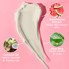 Hempz Body Lotion packaging on a bathroom counter