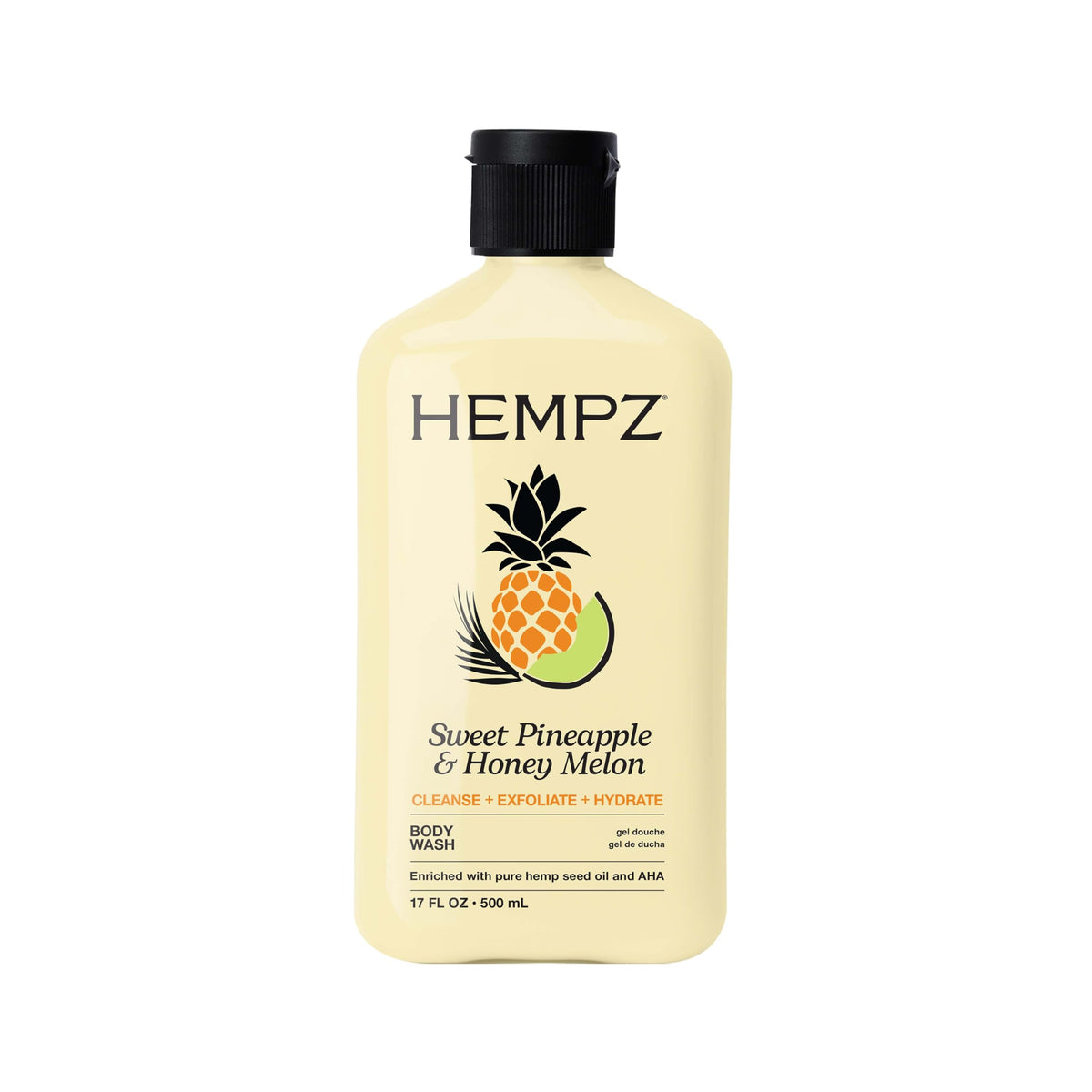 Hempz Body Wash Sweet Pineapple & Honey Melon front view