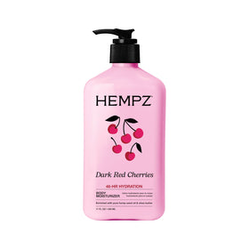 Hempz Dark Red Cherries Body Lotion 17 Fl Oz front view
