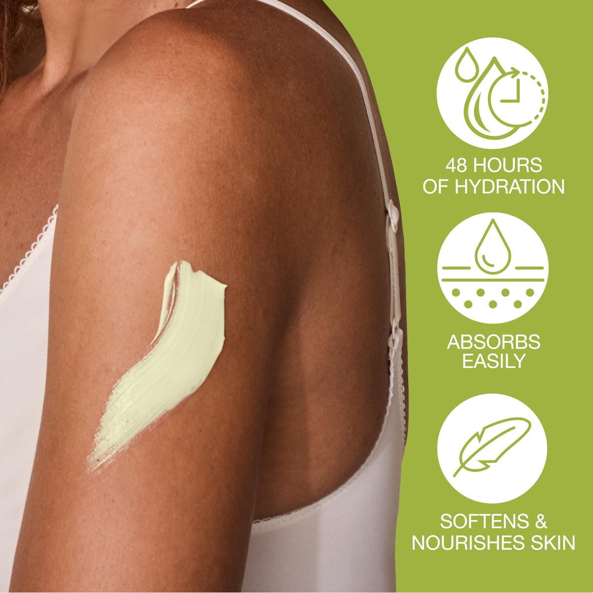 Hempz Exotic Green Tea & Asian Pear lotion with green tea leaves