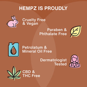 Hempz Glow Getter lotion packaging details
