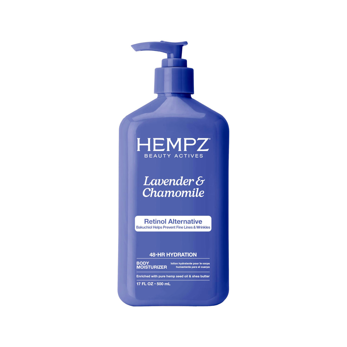 Hempz Lavender & Chamomile Body Lotion 17 Fl Oz front view