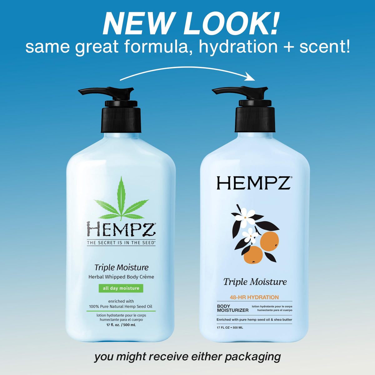 Hempz moisturizer whipped texture close-up