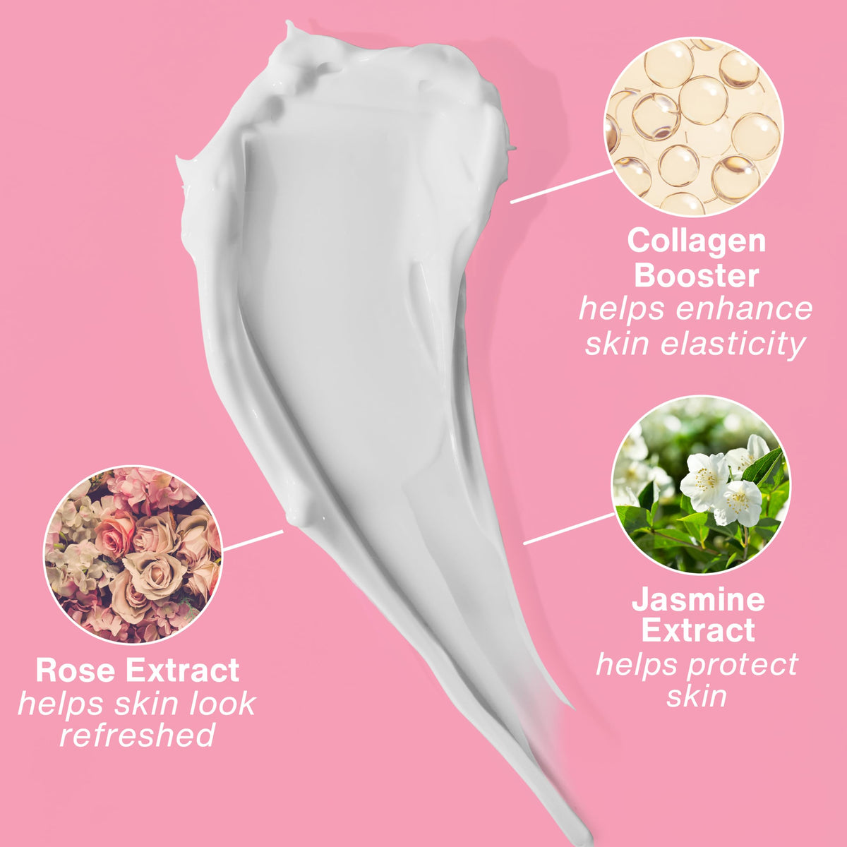 Hempz Sweet Jasmine & Rose Body Moisturizer application on skin