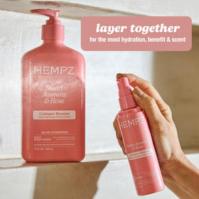 Hempz Sweet Jasmine & Rose Body Moisturizer lifestyle scene