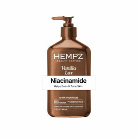 Hempz Vanilla Lux Herbal Body Moisturizer 17 oz front view
