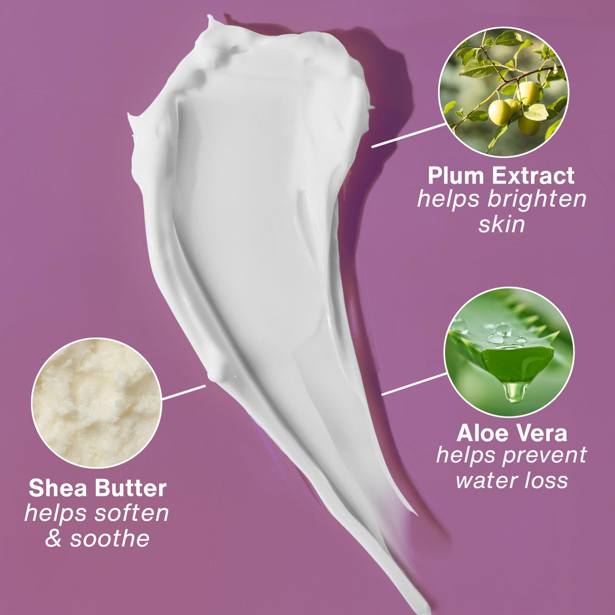 Hempz Vanilla Plum lotion cap off showing product
