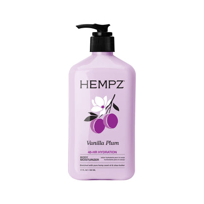 Hempz Vanilla Plum Moisturizing Body Lotion 17 Fl Oz front view
