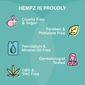 Hempz Whipped Vanilla Coconut Cream Body Lotion texture on skin