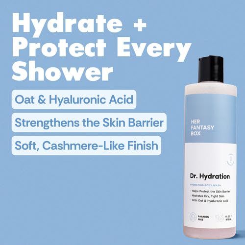 Her Fantasy Box body wash with aloe vera and hyaluronic acid